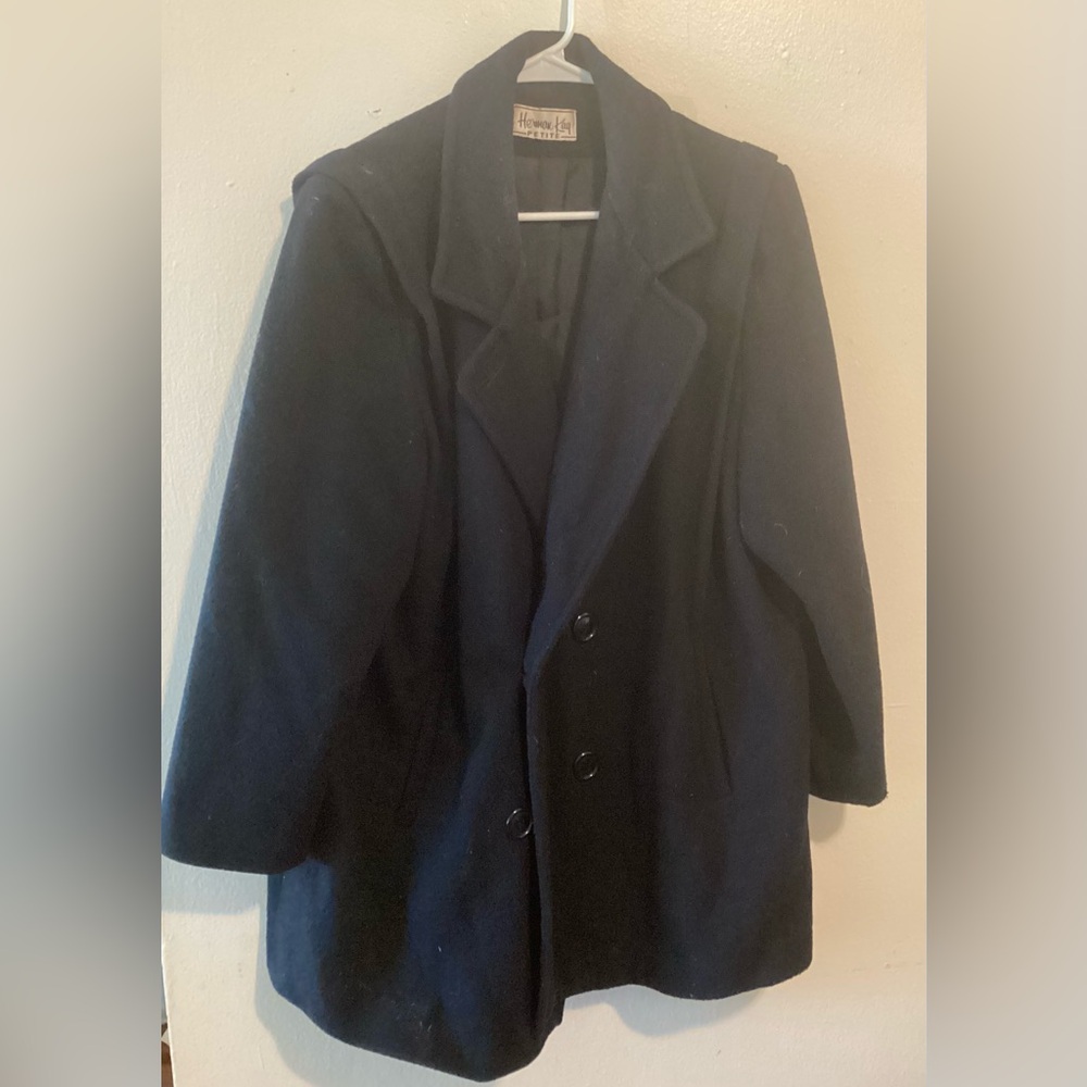 Classic Black Women's Pea Coat